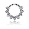 CERCHIO CLICKER CON CRISTALLI A GOCCE