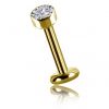 PIERCING LABRET WITH LAB DIAMOND