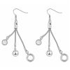DANGLING EARRINGS WITH CRYSTAL