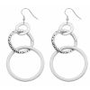 DANGLING HOOP EARRINGS