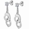 HANDCUFF EARRINGS WITH CRYSTALS