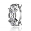 TRIBAL PIERCING WITH SIX CRYSTALS