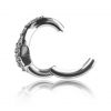 Clicker Bauchnabelpiercing mit Kristallstern