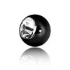 BOULE NOIRE AVEC CRISTAL PREMIUM