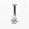 CHRISTINA PIERCING WITH CRYSTAL FLOWER