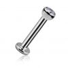 EAR AND LIP PIERCING JEWEL WITH ZIRCON