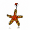 STARFISH BELLY BUTTON PIERCING