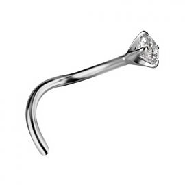 NOSE PIERCING WITH CRYSTAL