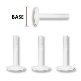 Labret Trasparente 1,2 x 5 (base: 3 mm)