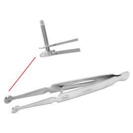 LABRET TWEEZERS WITH LOCK