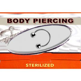 Sterilized circular barbell