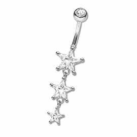 STARS BELLY BUTTON PIERCING