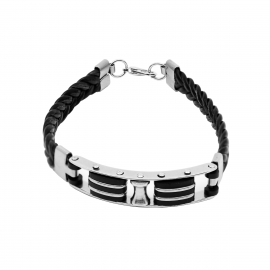 BRAIDED LEATHER BRACELET