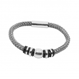 BRACELET WITH SPHERE AND MAGNETIC CLOSURE