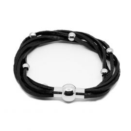 BRACELET WITH STRANDS AND BEADS