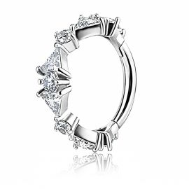 CLICKER JEWEL WITH PREMIUM CUBIC ZIRCONIA