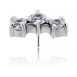 THREADLESS REPLACEMENT WITH PREMIUM CUBIC ZIRCONIA ARC