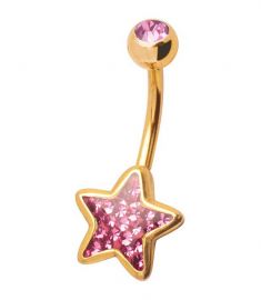 PIERCING OMBLIGO CON ESTRELLA