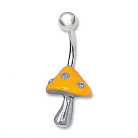 MUSHROOM BELLY BUTTON PIERCING