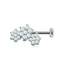 JEWELRY WITH OPAL FLOWERS