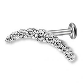 PIERCING CON ARCO DI CRISTALLO