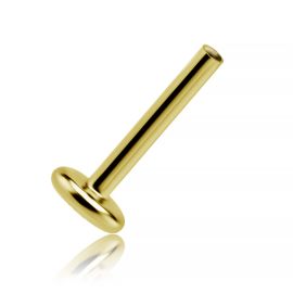 LABRET DORATO SENZA FILETTATURA PLACCATO IN ORO