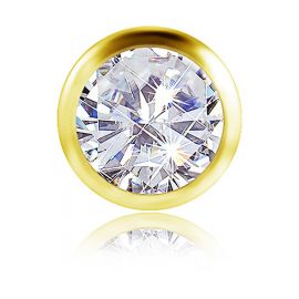 18k GOLD REPLACEMENT WITH DIAMOND