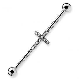 Industrial piercing acciaio con croce