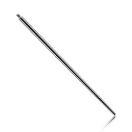 Taper insertion pin for internally threaded jewelry