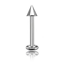 LABRET PIERCING WITH TIP AND INTERNAL THREAD
