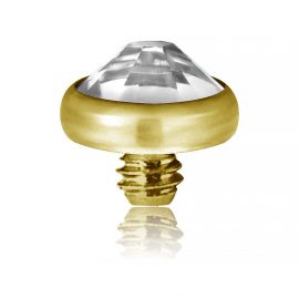 RICAMBIO PIERCING CON CRISTALLO PREMIUM