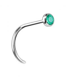 Piercing nez avec cristal