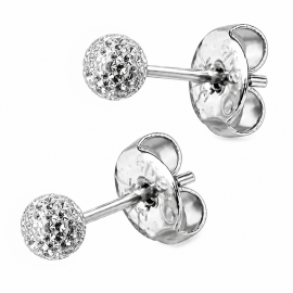 EARRINGS WITH PREMIUM CRYSTALS AND RESIN