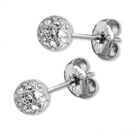 ORECCHINI CON CRISTALLI PREMIUM E RESINA