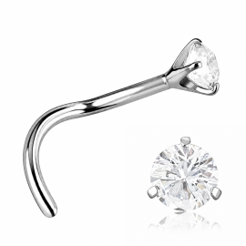 NOSE PIERCING WITH CRYSTAL
