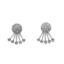 EARRINGS WITH DANGLING CRYSTALS