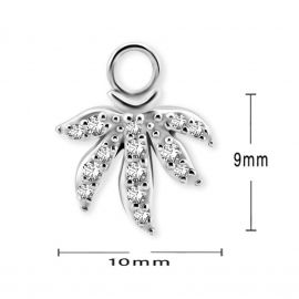 Relax pendant with crystals for circle