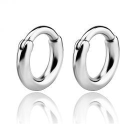 Mini steel earring for rook piercing