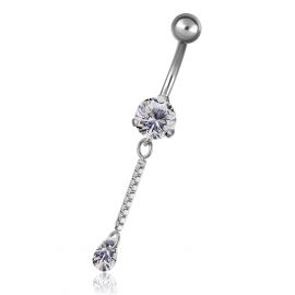 Piercing da ombelico con catena veneziana