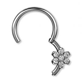 PIERCING HELIX CLICKER AVEC CRISTAUX