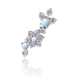 Remplacement par cristal et fleur d'opale