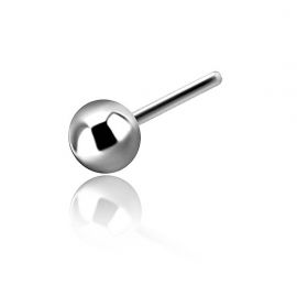 Ricambio piercing threadless con sfera in titanio