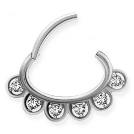 Piercing clicker pour rook avec zirconia online store