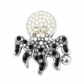 OCTOPUS BELLY BUTTON PIERCING