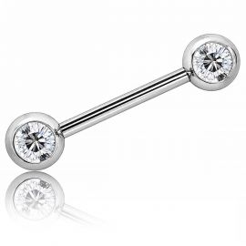 BARBELL WITH CRYSTALS