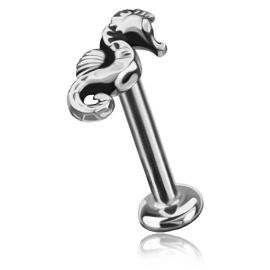 SEAHORSE LABRET PIERCING
