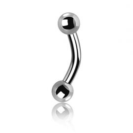 EYEBROW PIERCING WITH BALLS