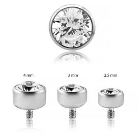 Gioiello per piercing con brillante