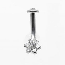 CHRISTINA PIERCING WITH CRYSTAL FLOWER