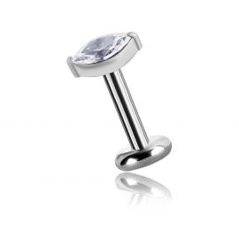 PIERCING CON CRISTALLO MARQUISE PER HELIX